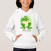 mignon amoureux de grenouille ajouter nom Sweat - (Devant)