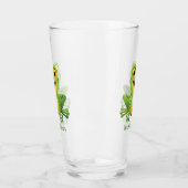 mignon amoureux de grenouille ajouter nom Verre (Gauche)