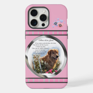 Mignon Art Moderne de Chien Retriever Doré Rose