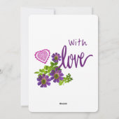 Mignon avec carte de la Saint-Valentin de chiot à (Dos)