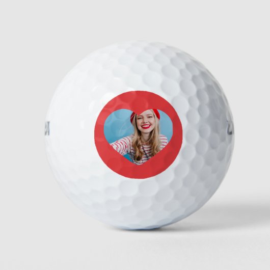 Mignon balle de golf personnalisée photo Golfer id (Devant)