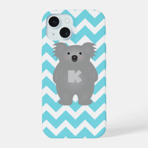 Mignon bébé koala d'Australie avec monogramme