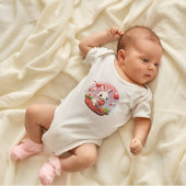 Mignon bébé Lapin valentin cœur Body bébé