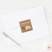 mignon café ajouter nom message autocollant (Enveloppe)
