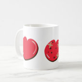 mignon caricature de coeur mug (Devant gauche)