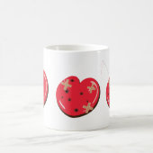 mignon caricature de coeur mug (Centre)