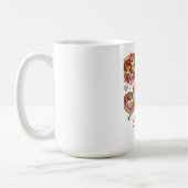 mignon chat café Mug (Gauche)