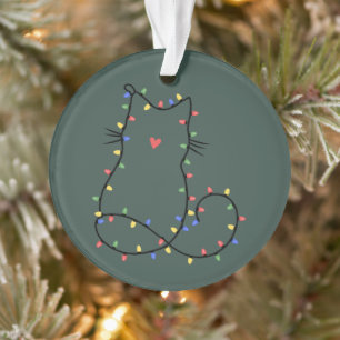 Mignon Chat Noël Maman Chat Drôle Xmas Amoureux de