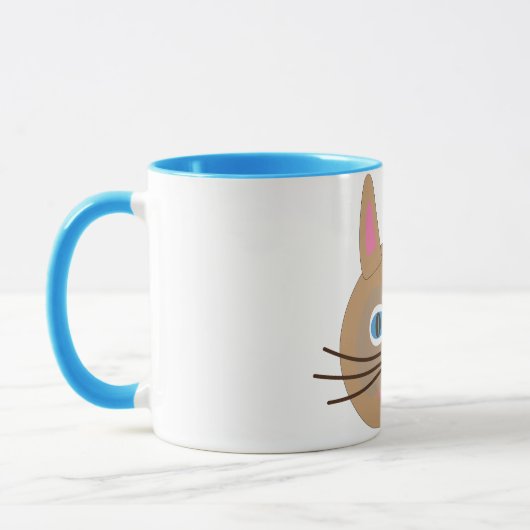 mignon chaton caricature mug (Gauche)