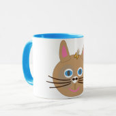 mignon chaton caricature mug (Devant gauche)