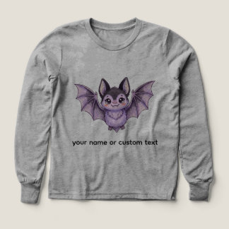 Mignon chauve-souris violette Illustration au cray