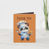 mignon Chef Cook Panda merci d'ajouter un texte (Devant)
