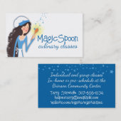 mignon chef fée cuisine cuire carte de visite (Devant / Derrière)