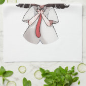 Mignon Chibi Serviette de Cuisine Fille Anime (Plié)