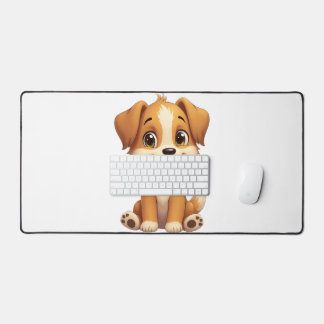 mignon chiot C'est un long pad.