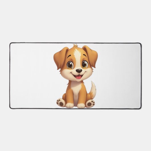 mignon chiot C'est un long pad. (Recto)