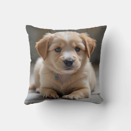 mignon chiot coussin coussin :) (Verso)