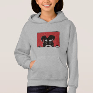 Mignon chiot Schnauzer miniature noir
