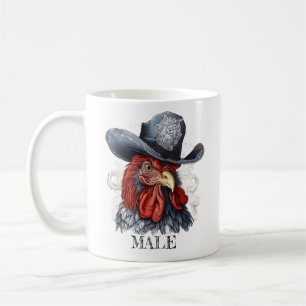 mignon coloré éditable poulet mâle Mug