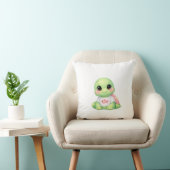 Mignon Coussin Bébé Tortue de Mer Kawaii Chibi (Chaise)