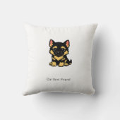Mignon Coussin de Nursery Chibi Chiens de Berger A (Verso)