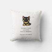 Mignon Coussin de Nursery Chibi Chiens de Berger A (Recto)
