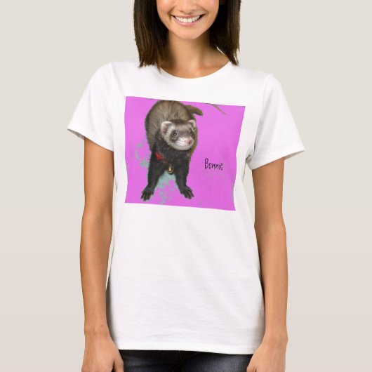 Mignon dans le T-shirt rose (Devant)