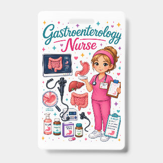 Mignon design de badge médical pour infirmière en