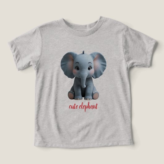 mignon éléphant de dessin animé (Design Recto)