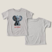 mignon éléphant de dessin animé (Design Recto & Verso)