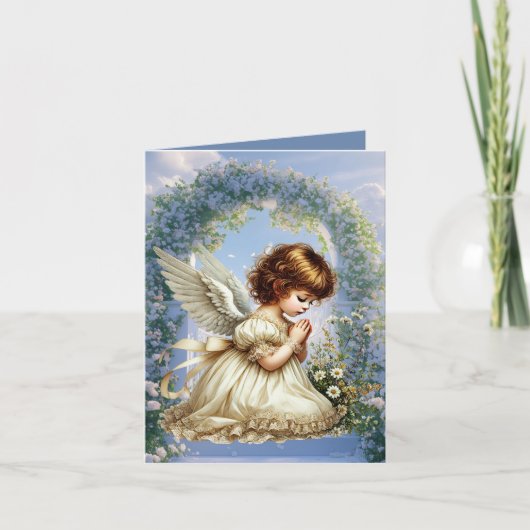 Mignon envoyé par l'ange du Ciel ajouter un messag (Devant)
