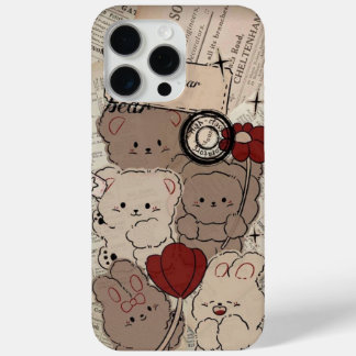 Mignon Étui iPhone Ours en Peluche Marron 🐻📱 – S