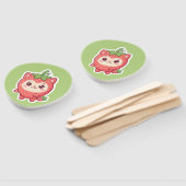 Mignon éventail à main chat fraise Kawaii (Non-assemblé)