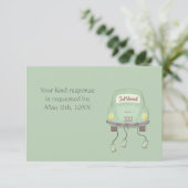 Mignon Faire-part de mariage réponse RSVP (Debout devant)