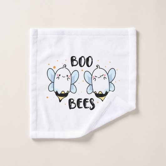 Mignon fantôme Boo abeilles - Drôle Halloween sur  (Gant de toilette)