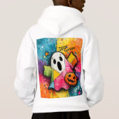 Mignon Fantôme Patchwork Art Splash Coloré (Dos)