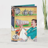 mignon femme de ménage rétro ajouter sentiment (Devant)