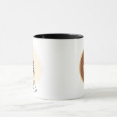 mignon gnome de café ajouter monogramme Mug (Centre)