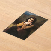 Mignon Innocence of Adolescent Girl, Bouguereau Acryl Uitnodigingen (Laagn)