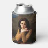 Mignon Innocence of Adolescent Girl, Bouguereau Blikjeskoeler (Blikje Voorkant)