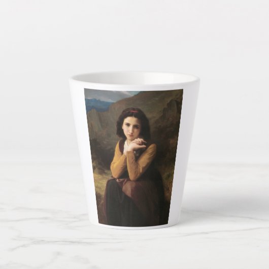 Mignon Innocence of Adolescent Girl, Bouguereau Latte Mok (Voorkant)