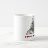Mignon "j'aime ma tasse de bouledogue français de (Centre)
