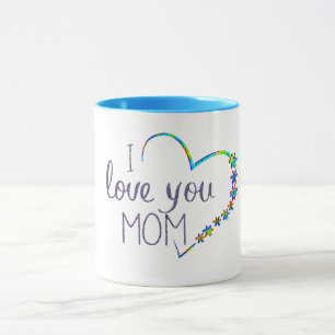 mignon j'aime maman's day café mug cadeau