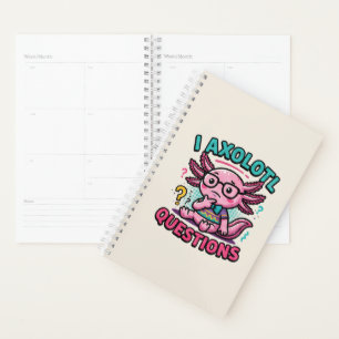 Mignon Je Questions Axolotl nerd aztec avec des lu