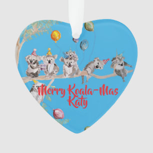 Mignon Koala Koalas Joyeux Noël Koala-mus Filles