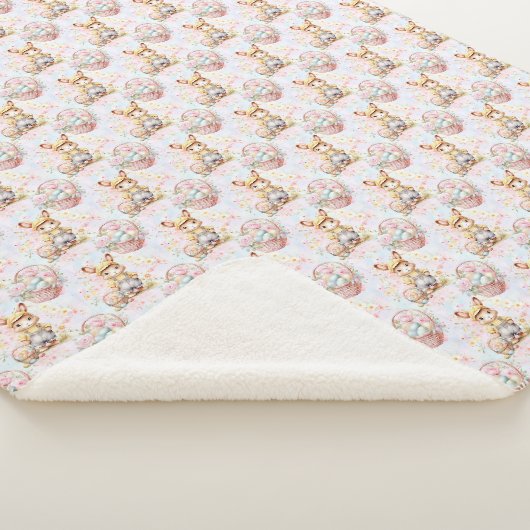 Mignon Lapin de Pâques Couverture Sherpa (3/4)