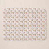 Mignon Lapin de Pâques Couverture Sherpa (Devant (Horizontal))