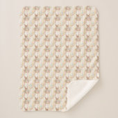 Mignon lapin de Pâques couverture Sherpa (Devant)