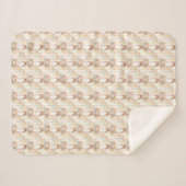 Mignon lapin de Pâques couverture Sherpa (Devant (Horizontal))