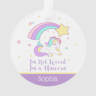 Mignon Licorne Arc-en-Ciel Magique Personnalisé su